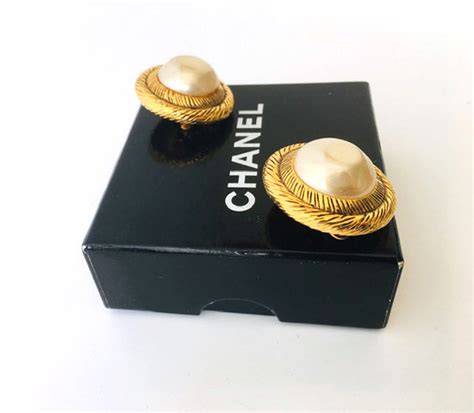 etsy fake chanel earrings